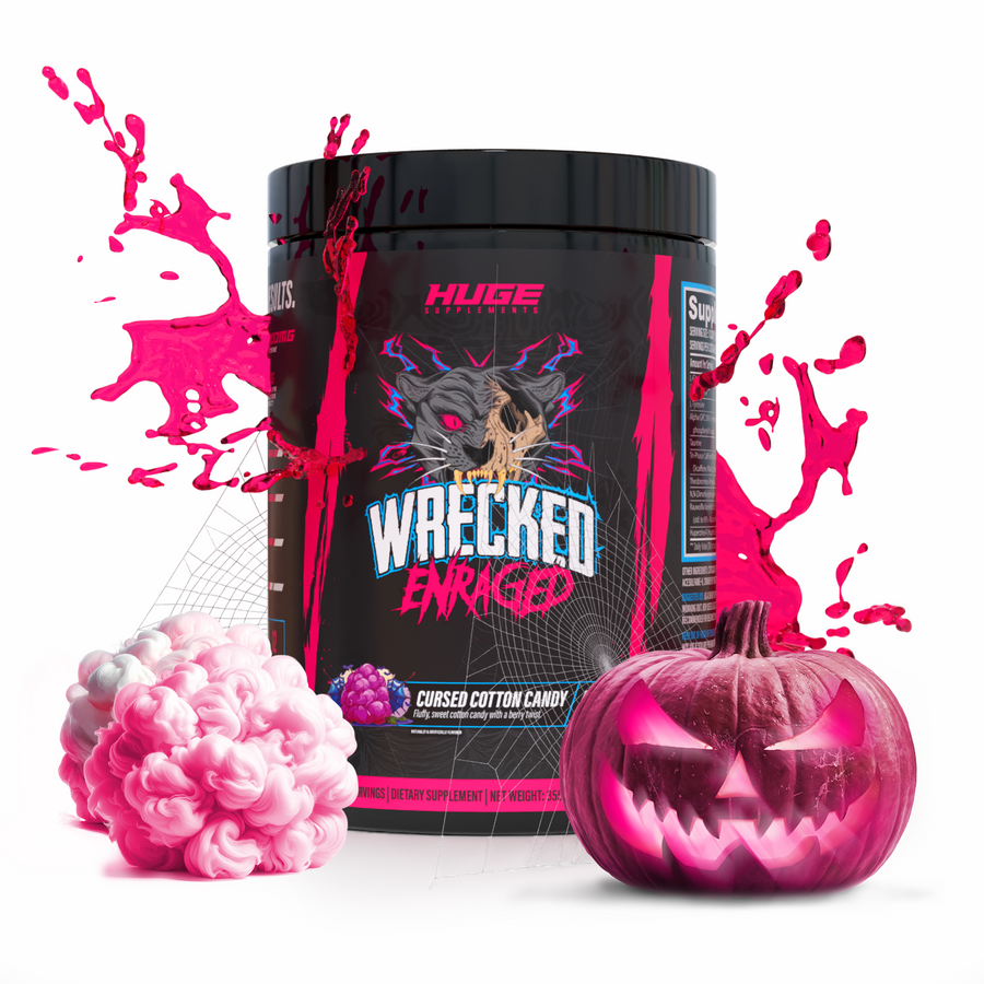 Wrecked Enraged Cursed Cotton Candy Limited Edition Halloween Pre-Workout